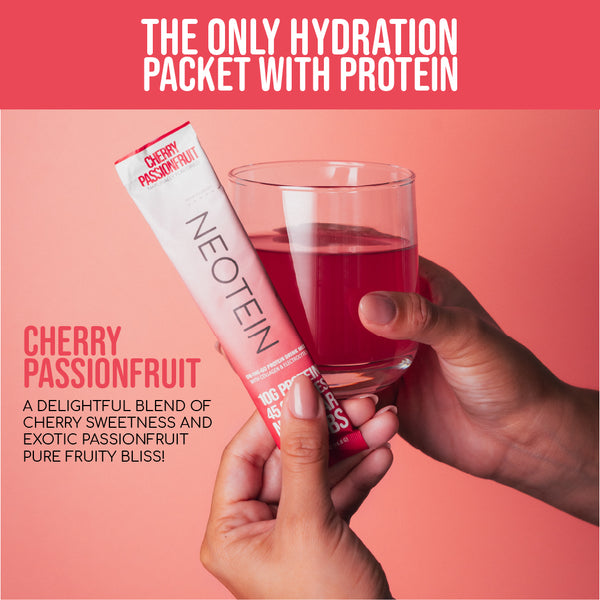 Neotein Cherry Passionfruit - 2 Box Monthly Subscription (30 Stick Packs Total)