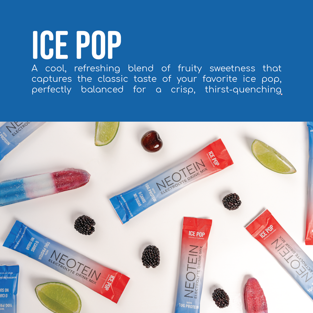 Neotein Ice Pop- 2 Box Monthly Subscription (30 Stick Packs Total)