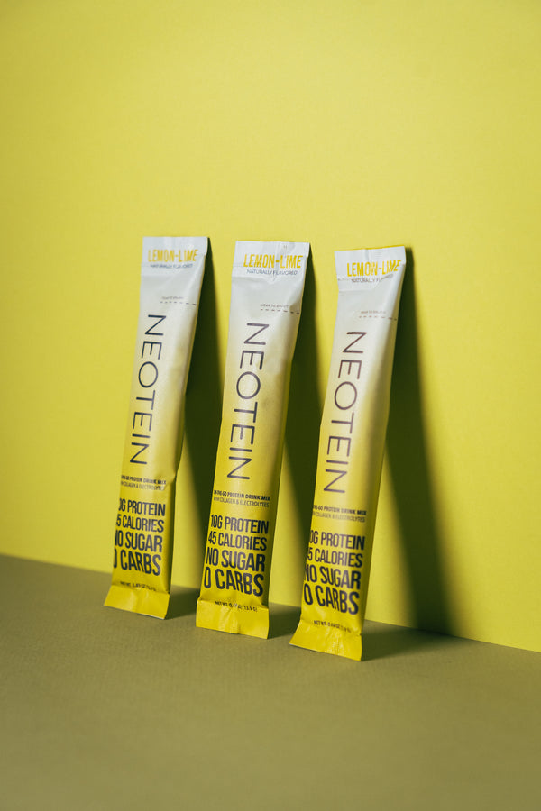 Neotein Lemon Lime- 2 Box Monthly Subscription (30 Stick Packs Total)